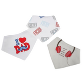 3PK Triangular Bib Set